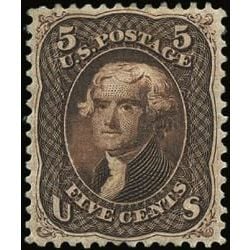 us stamp postage issues 76 jefferson 5 1861