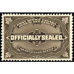 canada stamp o official ox4 officially sealed 1913