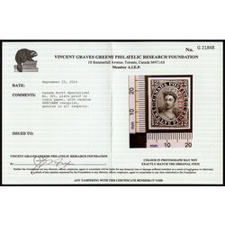 canada stamp 3pi queen victoria 12d 1851 M GEM 005
