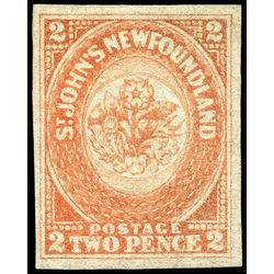 newfoundland stamp 11 1860 second pence issue 2d 1860 M VF NG 011