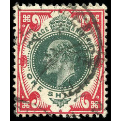 great britain stamp 138 king edward vii 1sh 1902