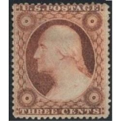 us stamp postage issues 26a washington 3 1857