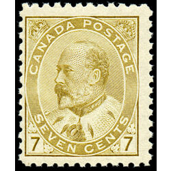 canada stamp 92 edward vii 7 1903 M F VFNH 006