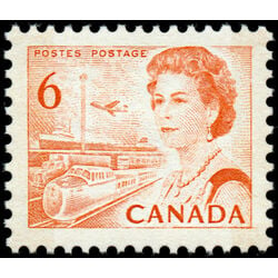canada stamp 459bp queen elizabeth ii transportation 6 1969