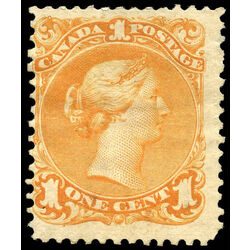 canada stamp 23a queen victoria 1 1869 M F 008