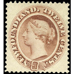 newfoundland stamp 29iii queen victoria 12 1894 M VF NG 001