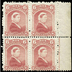newfoundland stamp 35 queen victoria 6 1870 PB FNH 006
