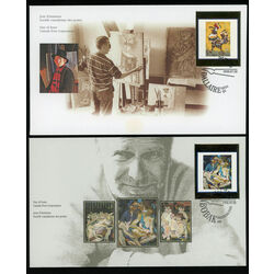 collection of 12 canada first day covers masterpieces of canadian art 1