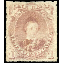 newfoundland stamp 37 edward prince of wales 1 1877 M VF NG 010