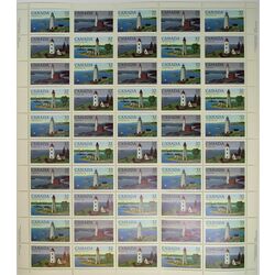 canada stamp 1035a canadian lighthouses 1 1984 M PANE %2B VARIETIES