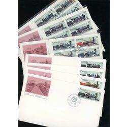 collection of 28 fdc canadian locomotives 1860 1905 1906 1925 1925 1945