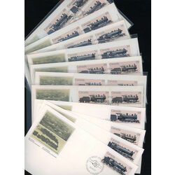 collection of 28 fdc canadian locomotives 1860 1905 1906 1925 1925 1945