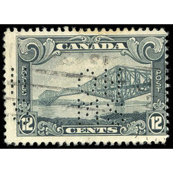 canada stamp o official oa156 quebec bridge 12 1928