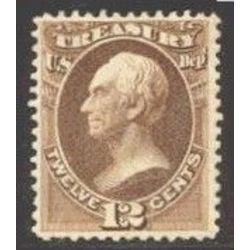 us stamp o officials o78 treasury 12 1873