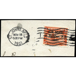 newfoundland stamp c3 iceberg 35 1921 U VF 007