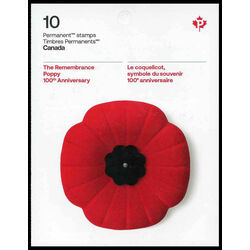 canada stamp 3307a the remembrance poppy 2021