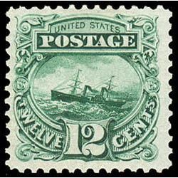 us stamp 128 s s adriatic 12 1875