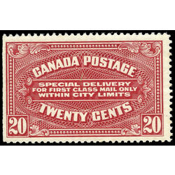 canada stamp e special delivery e2 special delivery stamps 20 1922 M VF SE 009