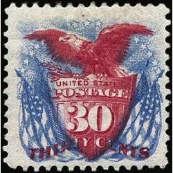 us stamp 131 shield eagle flags 30 1875