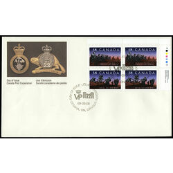 canada stamp 1250ii canadian infantry regiments 1989 FDC UR