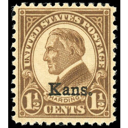 us stamp postage issues 659 harding kansas 10 1929