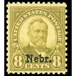 us stamp postage issues 677 grant nebr 8 1929