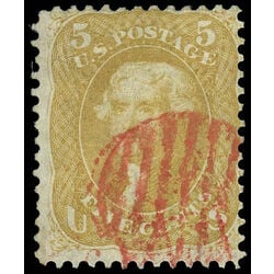 us stamp postage issues 67 jefferson 5 1861 U 002