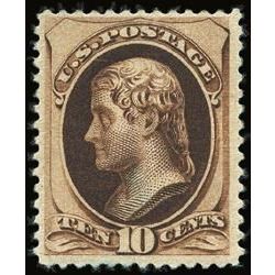 us stamp postage issues 187 jefferson 10 1879