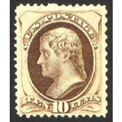 us stamp postage issues 188 jefferson 10 1879