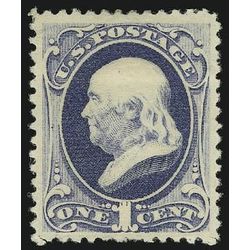 us stamp 192 franklin ultramarine 1 1880