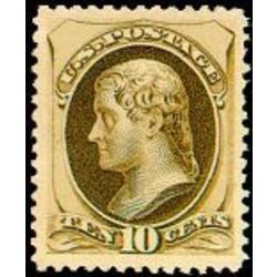 us stamp 197 jefferson 10 1880
