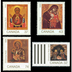 canada stamp 1222 5 christmas icons 1 86 1988