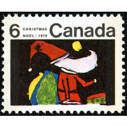 canada stamp 527p santa claus 6 1970