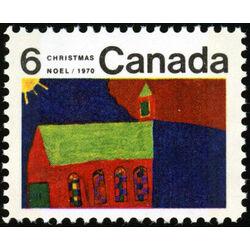canada stamp 528p church 6 1970