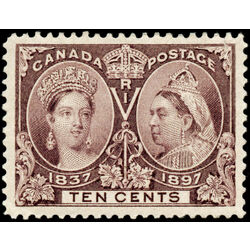 canada stamp 57 queen victoria diamond jubilee 10 1897 M DEF 038