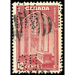 canada stamp o official oa241 memorial chamber 10 1938