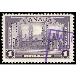 canada stamp o official o245i chateau de ramesay 1 00 1938 U F VF 005
