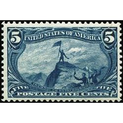 us stamp postage issues 288 fremont on the rocky mountain 5 1898