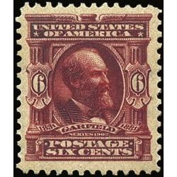 us stamp postage issues 305 garfield 6 1902