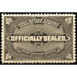 canada stamp o official ox4 officially sealed 1913 M VFNH 001