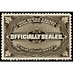 canada stamp o official ox4 officially sealed 1913 M VFNH 002