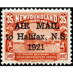 newfoundland stamp c3 iceberg 35 1921