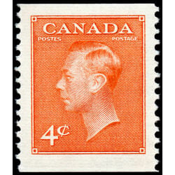 canada stamp 306as king george vi 4 1951