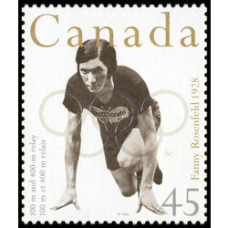 canada stamp 1610 fanny rosenfeld 400 m relay 1928 45 1996
