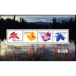 canada stamp 2194 flower definitives souvenir sheet 2006