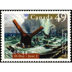 canada stamp 2043 juno beach normandy 49 2004