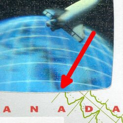 canada stamp 1442iv canada in space 1992 M VFNH WEAK