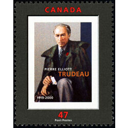 canada stamp 1909 portrait of trudeau 47 2001