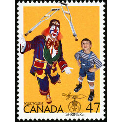 canada stamp 1917 clown juggling crutches and boy with braces 47 2001