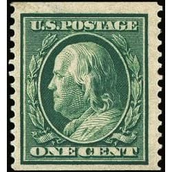 us stamp postage issues 387 franklin 1 1910